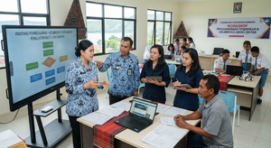 Disdikpora Samosir Dorong Sekolah Tingkatkan Inovasi Pembelajaran dan Kolaborasi Lintas Sektor