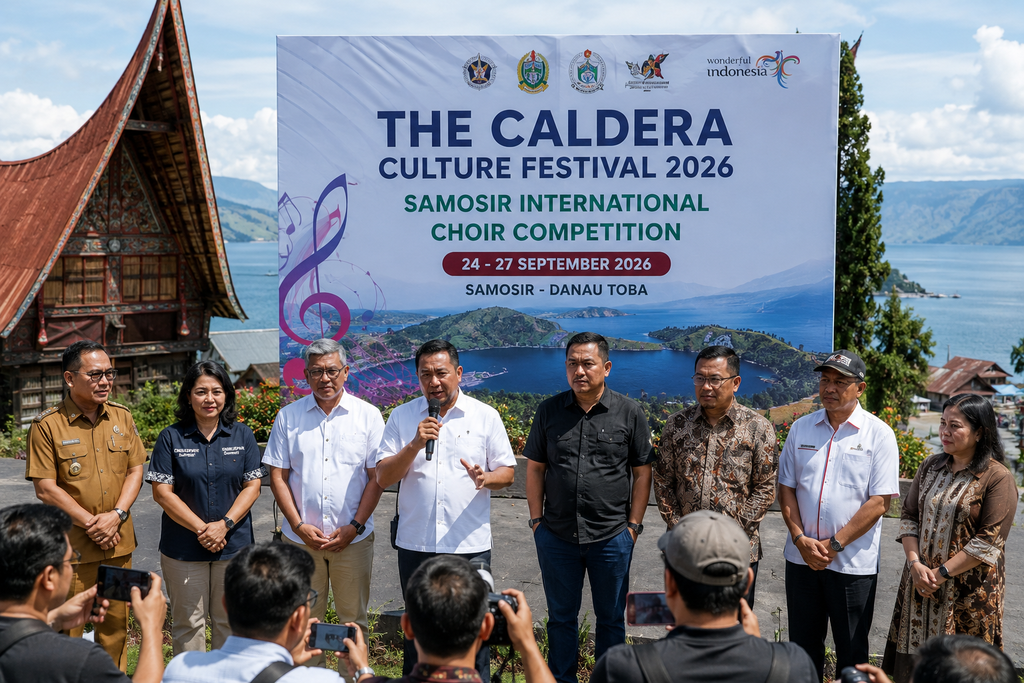 Samosir Bersiap Jadi Pusat Festival Budaya, 2.000 Peserta Paduan Suara Ramaikan Danau Toba