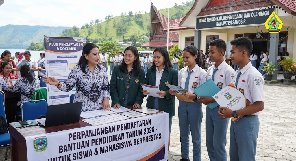 Pemkab Samosir Perpanjang Pendaftaran Bantuan Pendidikan Tahun 2026 untuk Siswa dan Mahasiswa Berprestasi